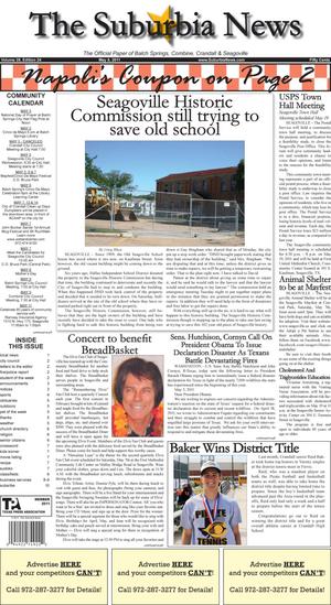 Primary view of object titled 'The Suburbia News (Seagoville, Tex.), Vol. 39, No. 24, Ed. 1 Thursday, May 5, 2011'.