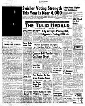 Primary view of object titled 'The Tulia Herald (Tulia, Tex.), Vol. 56, No. 5, Ed. 1 Thursday, February 3, 1966'.