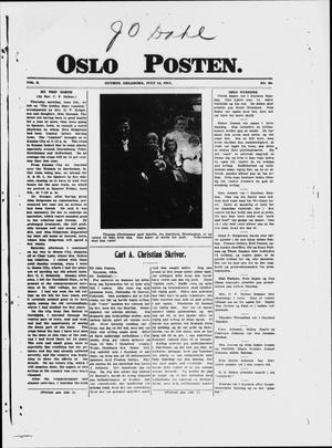 Primary view of object titled 'Oslo Posten. (Guymon, Okla.), Vol. 2, No. 30, Ed. 1 Friday, July 14, 1911'.