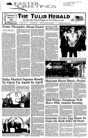 The Tulia Herald (Tulia, Tex.), Vol. 94, No. 13, Ed. 1 Thursday, March 28, 2002