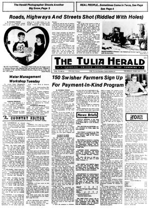The Tulia Herald (Tulia, Tex.), Vol. 75, No. 6, Ed. 1 Thursday, February 10, 1983