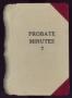 Primary view of Travis County Probate Records: Probate Minutes 7