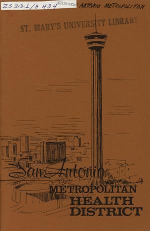 Primary view of object titled 'San Antonio Metropolitan Health District'.