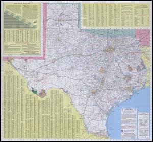 Texa Official Travel Map, 2011