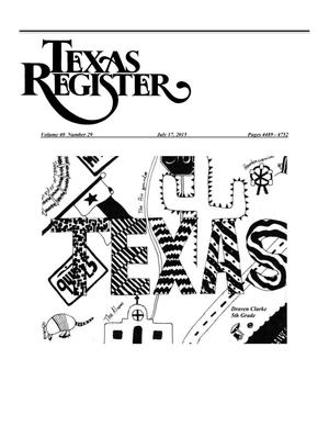 Primary view of object titled 'Texas Register, Volume 40, Number 29, Pages 4489-4752, July 17, 2015'.