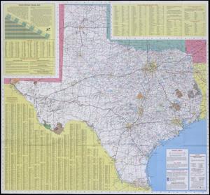 Texa Official Travel Map, 2012