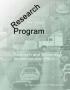 Primary view of Research Program FY 2010