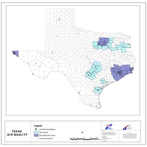 Texas Air Quality Map