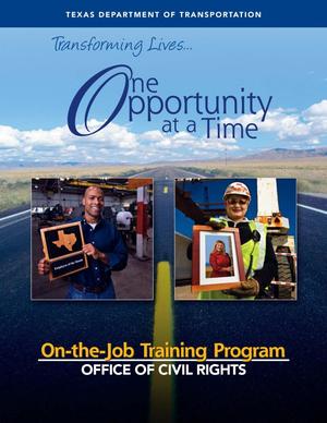 Primary view of object titled 'On-the-Job Training Program'.