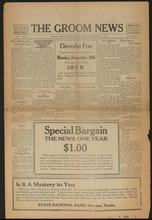 The Groom News (Groom, Tex.), Vol. 1, No. 42, Ed. 1 Thursday, December 16, 1926