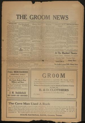 Primary view of object titled 'The Groom News (Groom, Tex.), Vol. 1, No. 26, Ed. 1 Thursday, August 26, 1926'.