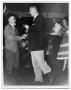 Photograph: [Lyndon Johnson and Otto Lindig Shaking Hands]