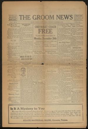 The Groom News (Groom, Tex.), Vol. 1, No. 36, Ed. 1 Thursday, November 4, 1926