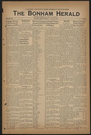 The Bonham Herald (Bonham, Tex.), Vol. 13, No. 91, Ed. 1 Monday, June 24, 1940
