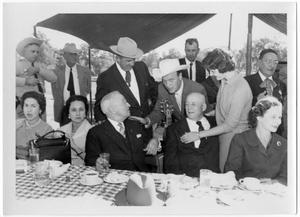 [Barbecue at LBJ Ranch During President Adolfo Mateos Visit]