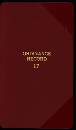 Primary view of object titled '[Abilene City Ordinances: 1997]'.