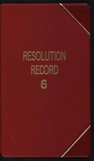 Primary view of object titled '[Abilene City Resolutions: 1986]'.