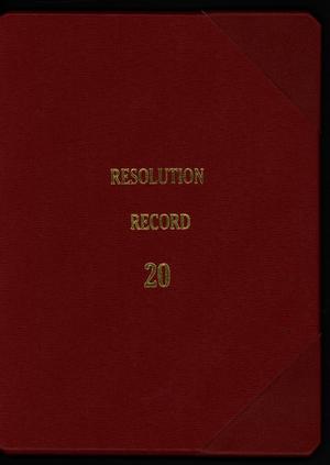 [Abilene City Resolutions: 2000]