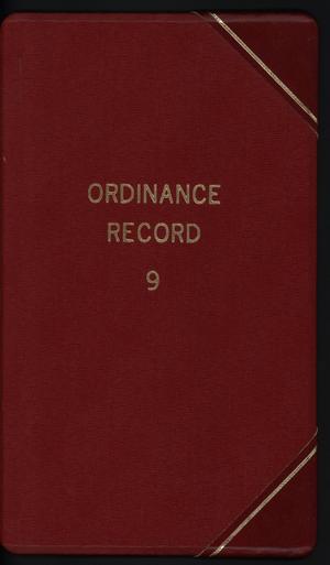 Primary view of object titled '[Abilene City Ordinances: 1989]'.