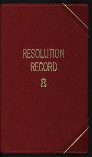 Primary view of object titled '[Abilene City Resolutions: 1988]'.