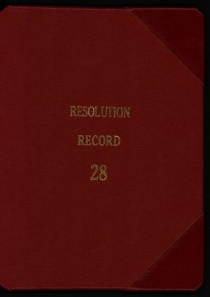 Primary view of object titled '[Abilene City Resolutions: 2008]'.