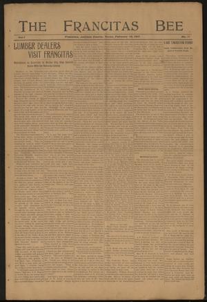 The Francitas Bee (Francitas, Tex.), Vol. 1, No. 11, Ed. 1 Thursday, February 16, 1911