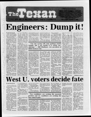 Primary view of The Texan (Bellaire, Tex.), Vol. 31, No. 31, Ed. 1 Wednesday, April 3, 1985