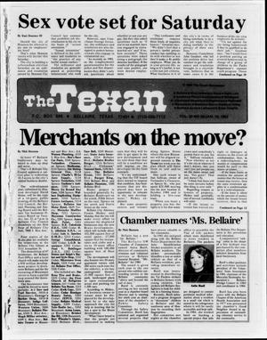 The Texan (Bellaire, Tex.), Vol. 30, No. 20, Ed. 1 Wednesday, January 16, 1985
