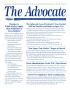 Journal/Magazine/Newsletter: The Advocate: Volume 20, Issue 2, April - June 2015