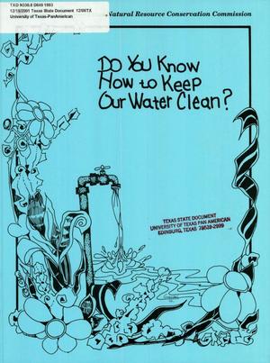 Do You Know How to Keep Our Water Clean?