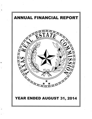 Texas Real Estate Commission Annual Financial Report: 2014