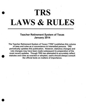 Teacher Retirement System of Texas Laws and Rules