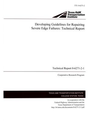 Developing Guidelines for Repairing Severe Edge Failures: Technical Report