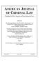 Primary view of American Journal of Criminal Law, Volume 39, Number 1, Fall 2011