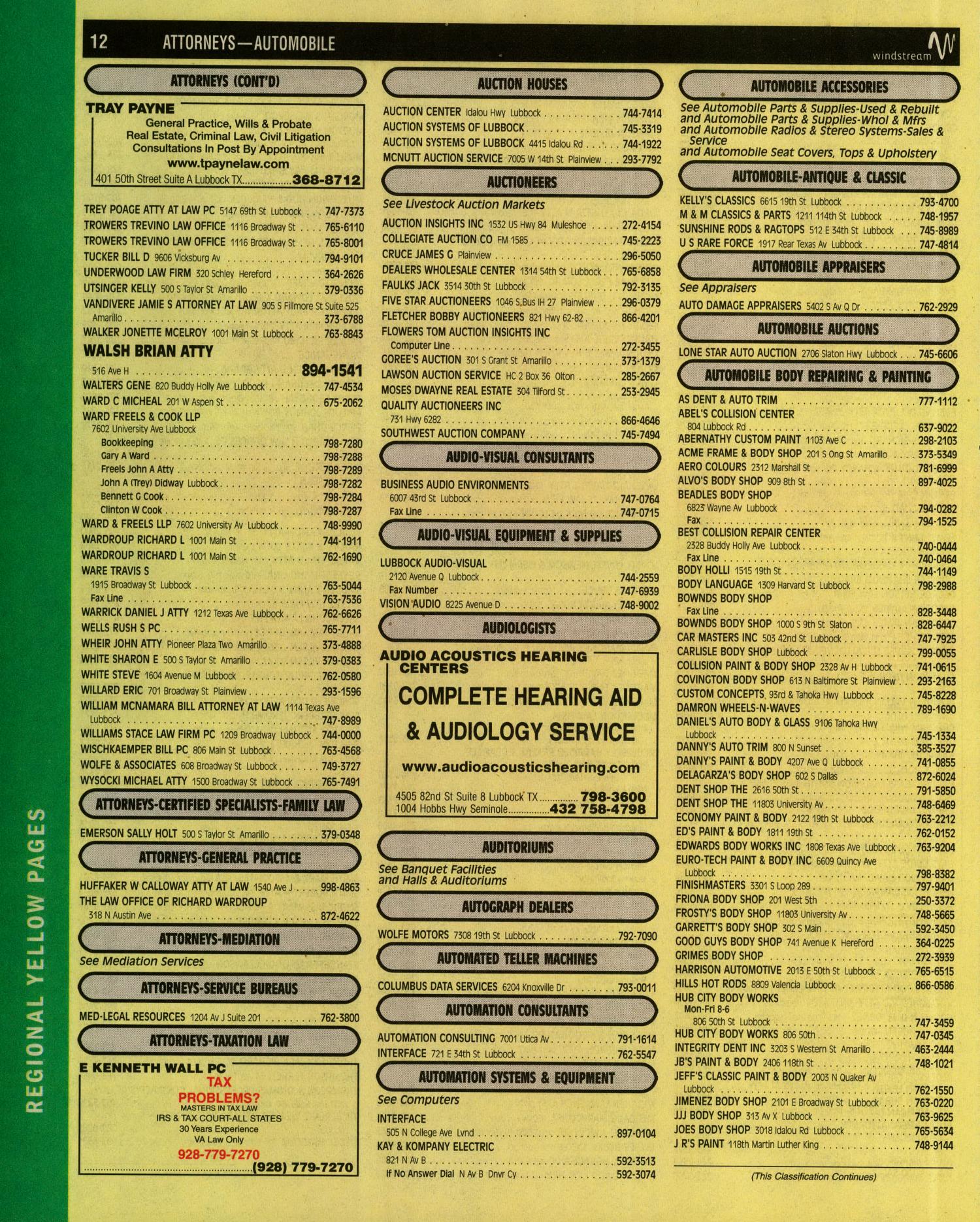 Denver City Yellow Pages
                                                
                                                    12
                                                