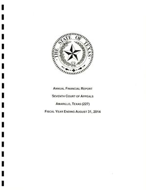 Texas Seventh Court of Appeals Annual Financial Report: 2014