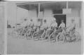 Thumbnail image of item number 1 in: '[Postcard of Men on Bicycles]'.