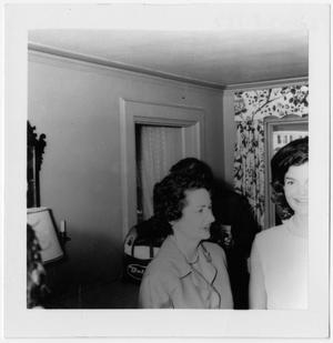 Primary view of object titled '[Lady Bird Johnson and Jacqueline Onassis Kennedy'.