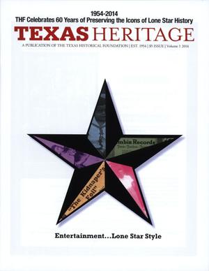 Primary view of object titled 'Texas Heritage, 2014, Volume 1'.