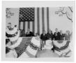 Photograph: [People on a Dais with Bunting]