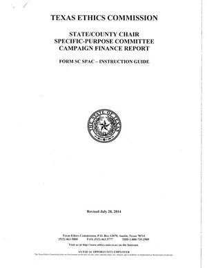 Texas Ethics Commission Form SC SPAC Instruction Guide
