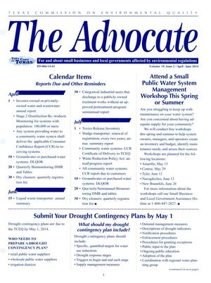 The Advocate: Volume 19, Issue 2, April - June 2014