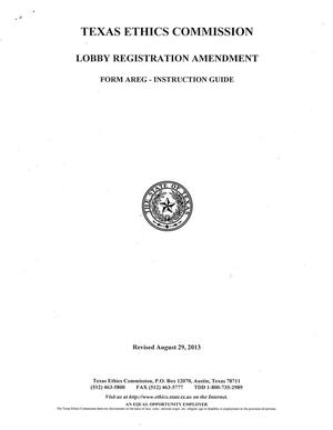 Form AREG Instruction Guide: Lobby Registration Amendment