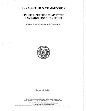 Specific-Purpose Committee Campaign Finance Report