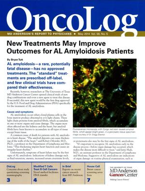 OncoLog, Volume 59, Number 5, May 2014
