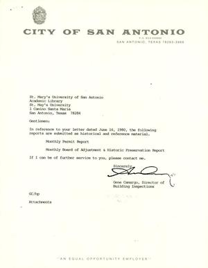 San Antonio Monthly Reports: April 1990 [Part 2]