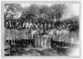 Photograph: [Female Choir Outdoors with a Pianist]
