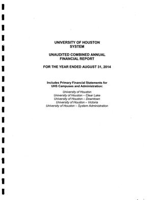 University of Houston System Annual Financial Report: 2014