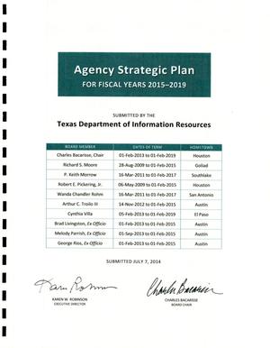Texas Department of Information Resources Strategic Plan: Fiscal Years 2015-2019