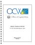 Report: Texas Office of Capital Writs Annual Financial Report: 2013